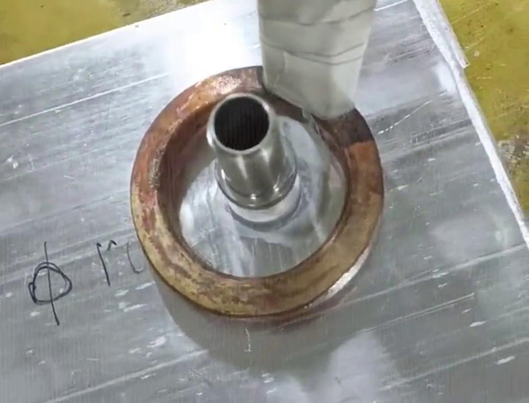 鋁管鋁件的焊接，高頻焊機可以焊低溫的M51配合M51-F焊絲