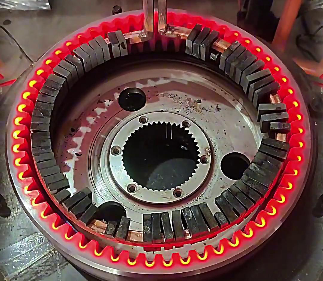 高頻淬火機床，內(nèi)齒感應(yīng)淬火熱處理